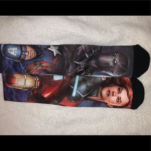 NEVER WORN Loot Crate Marvel Avengers Crew Socks